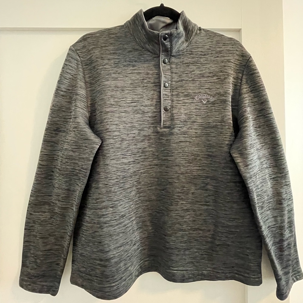 Callaway Golf half button up in gray